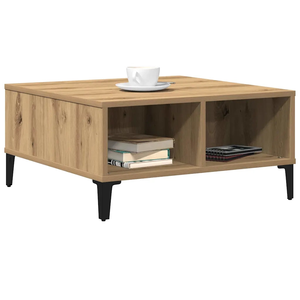 Tavolino da salotto Rovere artigianale 60 x 60 x 30 cm 862588