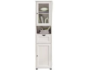 Cassa da bagno alta - cassettone per bagno - cassettone in legno - progetto di risparmio di spazio - 40x30x165cm