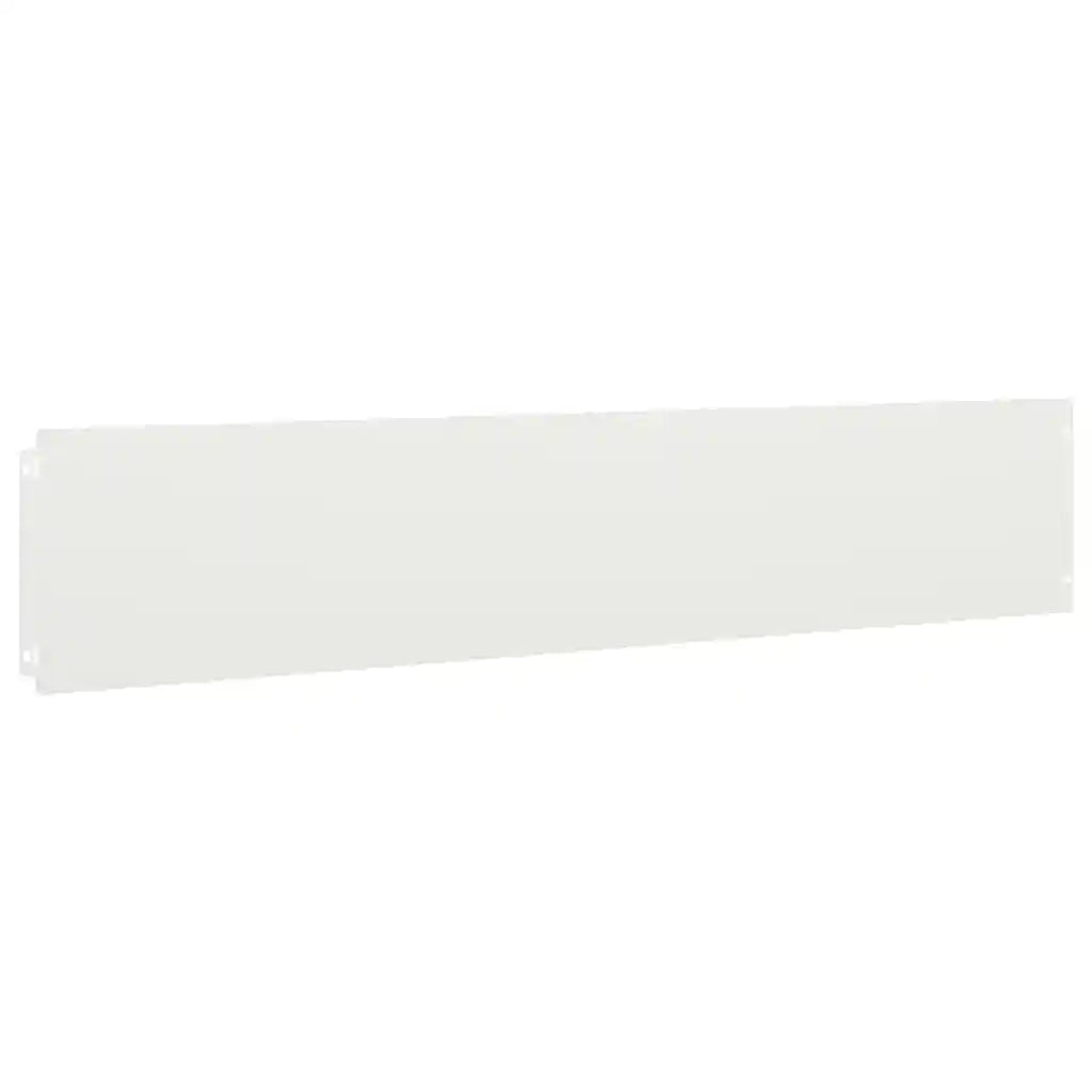Bordure per Prato 10 pz Bianchi Acciaio Laminato a Freddo