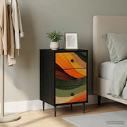 Armadio da Notte BONN Rovere Nero 36 x 33 x 61 cm 8007333