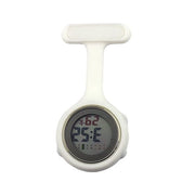 Orologio per infermieri - Acqua resistente - Orologio digitale - Cintura in silicone - Prevenzione dell'infezione - Vetro trasparente - Clip-on - Orologio da tasca