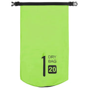 Borsa Impermeabile con Cerniera Verde 20 L in PVC 92777