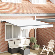 Tenda Retrattile Automatica Bianca 350x250 cm