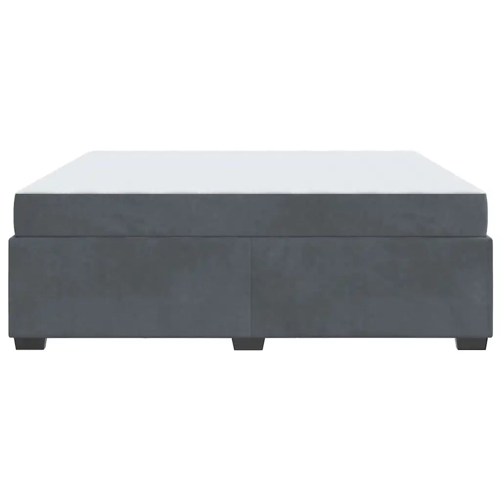 Struttura del letto Grigio scuro 180 x 200 cm Tessuto 3399303