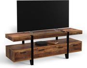 AUSTRIA Soporte de TV con cajones de madera, patas de pino 140 cm