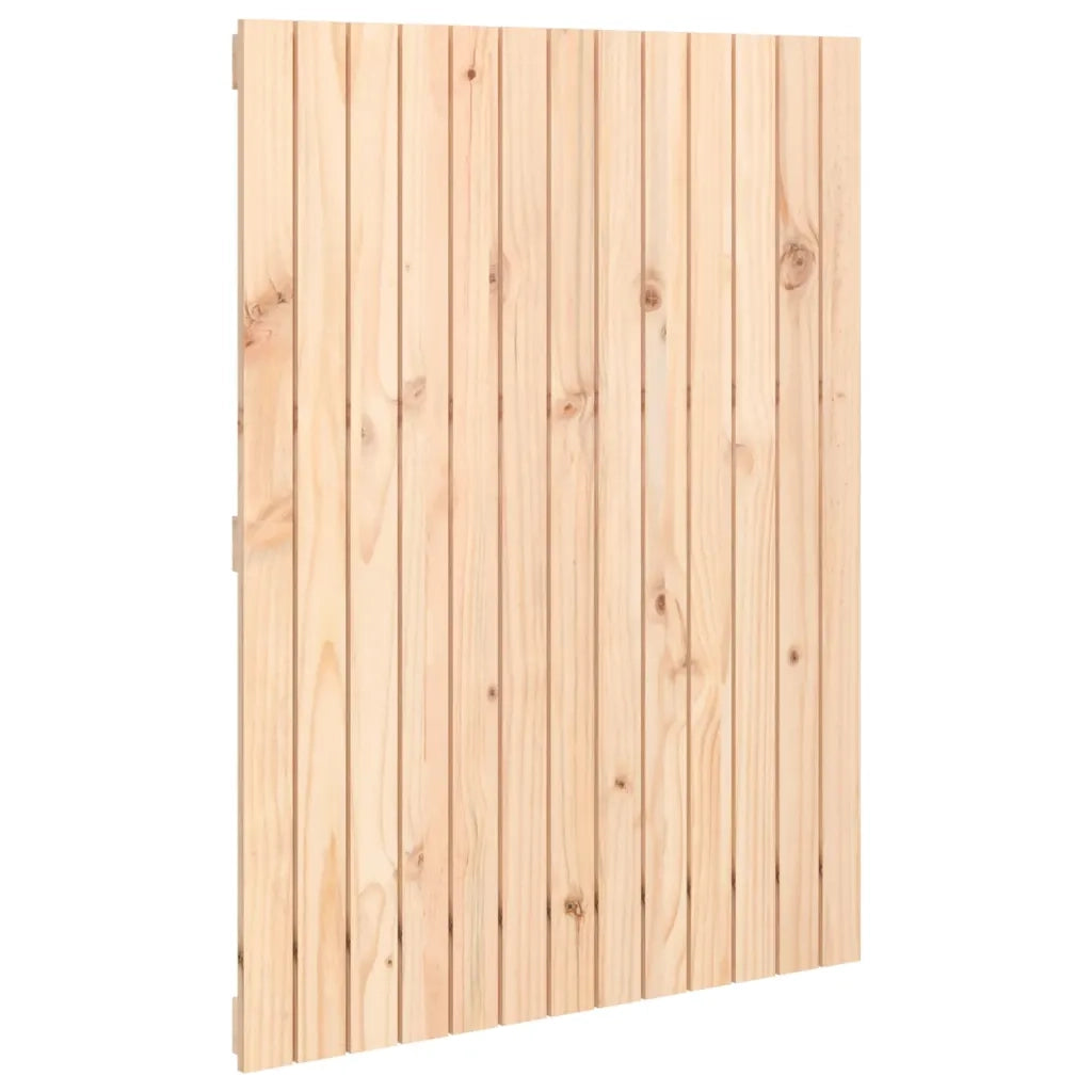 Testiera da Parete 82,5x3x110 cm in Legno Massello di Pino