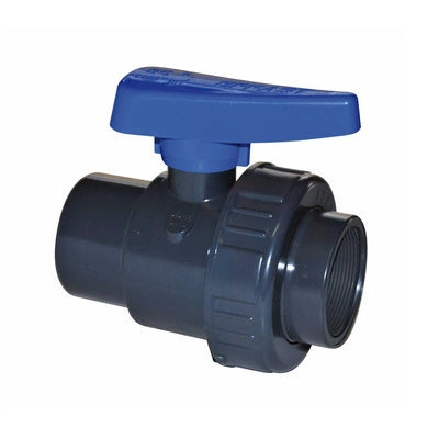 VALVOLA A SFERA MONOGHIERA IN PVC CON FILETTO FF- 3- IRRIT- pezzi 1
