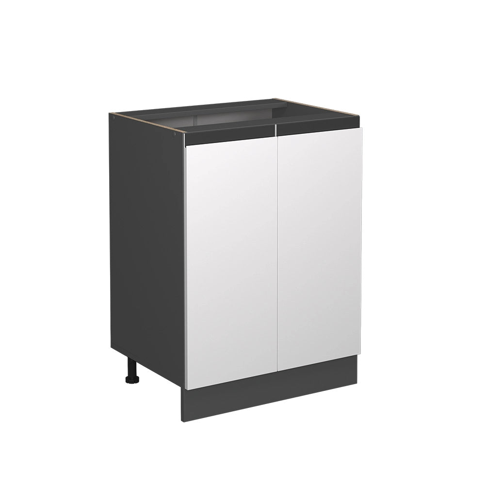 Vicco Mobile alto Bianco 60 cm Forma a J, senza piano di lavoro