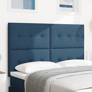 Testiera  Button Tufted Blu 160 cm Tessuto