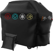 Copri griglia protezione, copri griglia, copri barbecue con cavo di traino e cassetta di stoccaggio, 145 * 61 * 117cm, impermeabile, lavabile, robusto e pesante