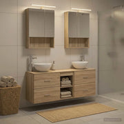 Set di Armadi da Bagno 5 pcs Rovere Sonoma 50 x 14,5 x 70 cm 3406681