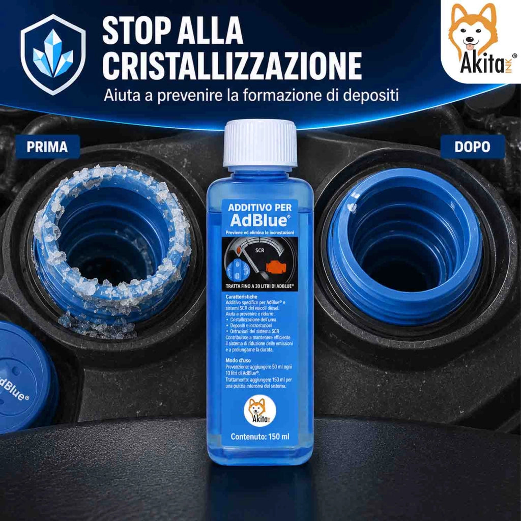 Akitaink Additivo AdBlue Trattamento Sistema SCR 150 ml