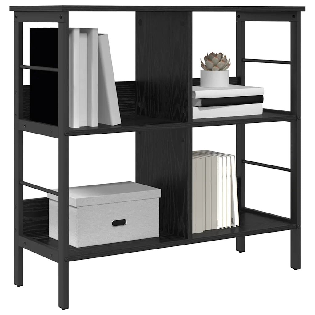 Libreria Rovere Nero 82 x 32 x 79 cm Legno multistrato