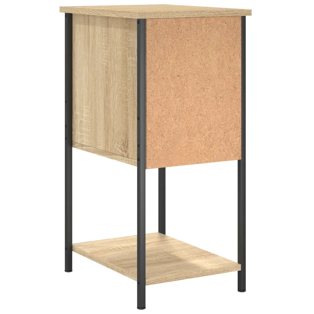 Comodino Rovere Sonoma 32x42x70 cm in Legno Multistrato 826095