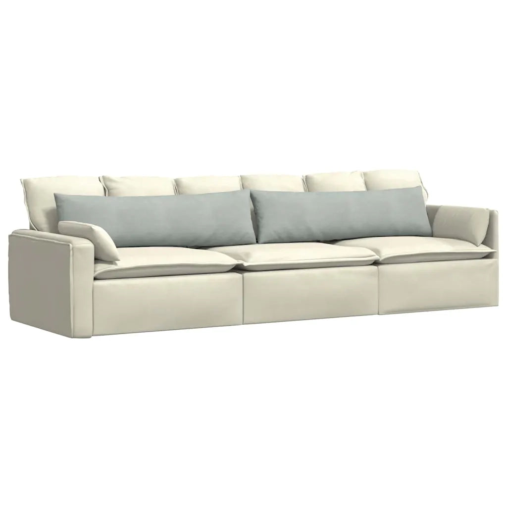Cuscini da Divano 2 pz | Cuscini per sedie Grigio chiaro 145 x 40 cm