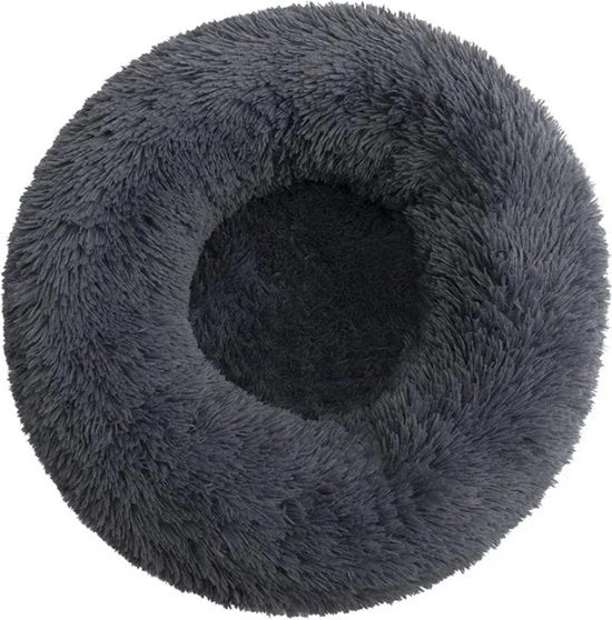 Cuscino per Animali - 90Cm - Grande - Letto per Cani e Gatti - Superfino - Plush - Lungo - Cuscino per Cani e Gatti - Caldo - Letto per Animali - Nero