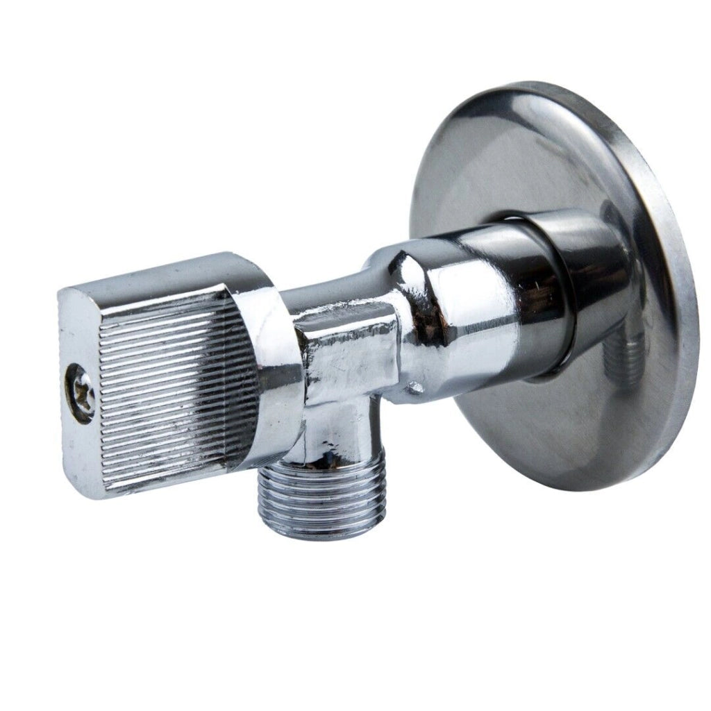 Rubinetto da muro universale valvola a sfera 1/2" 3/8" con rosone 8100 / 59986