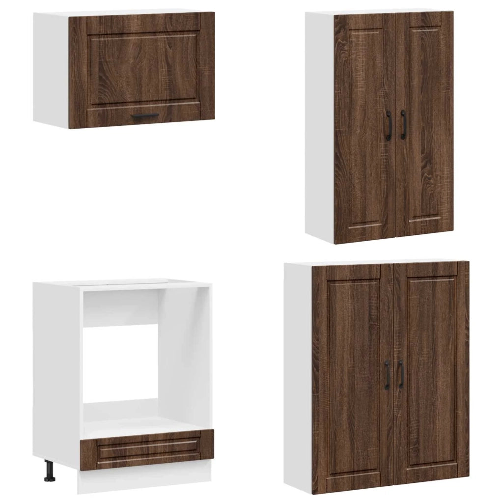 Unità Cucina PORTO 8 pcs Rovere Marrone Legno ingegnerizzato 3438170