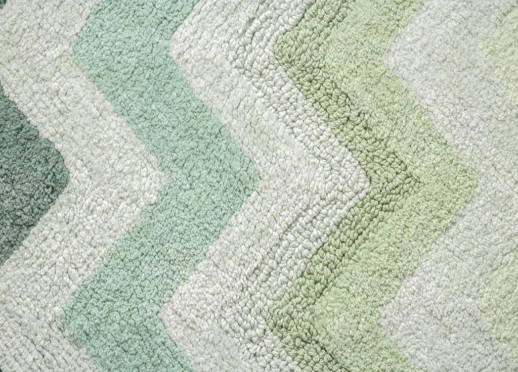 Tappeto Casa Bagno Cotone Spugna Morbida Antiscivolo Tono Su Tono Corner - 60x130 - Bosco