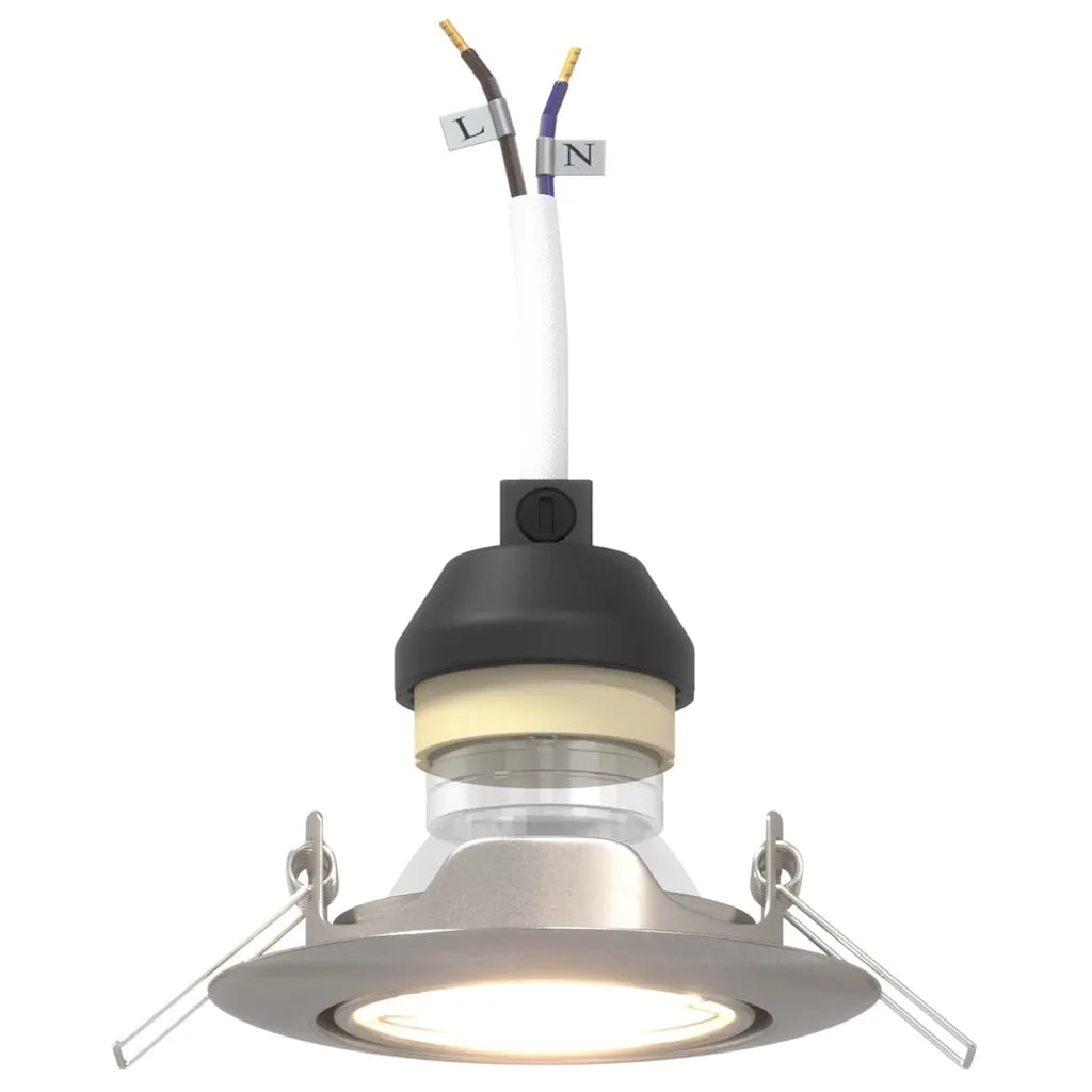 Spotlight 6 pz Argento 9 x 9 x 2.5 cm Metallo CFW9200748