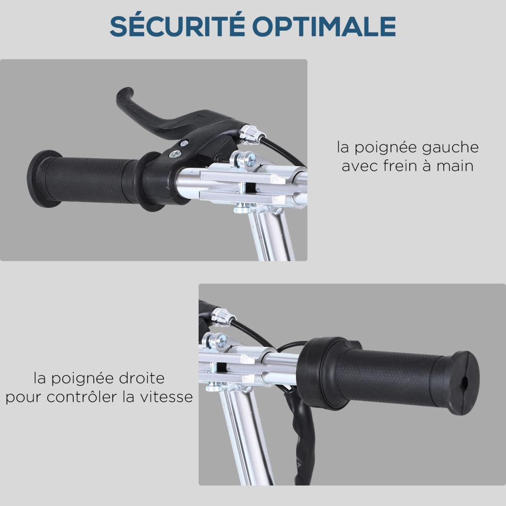 Trottinette elettrica pieghevole per bambini ¨C zephmum ¨C rosa