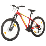 Mountain Bike 21 Speed 27,5" Ruote 38 cm Rosso 3067216