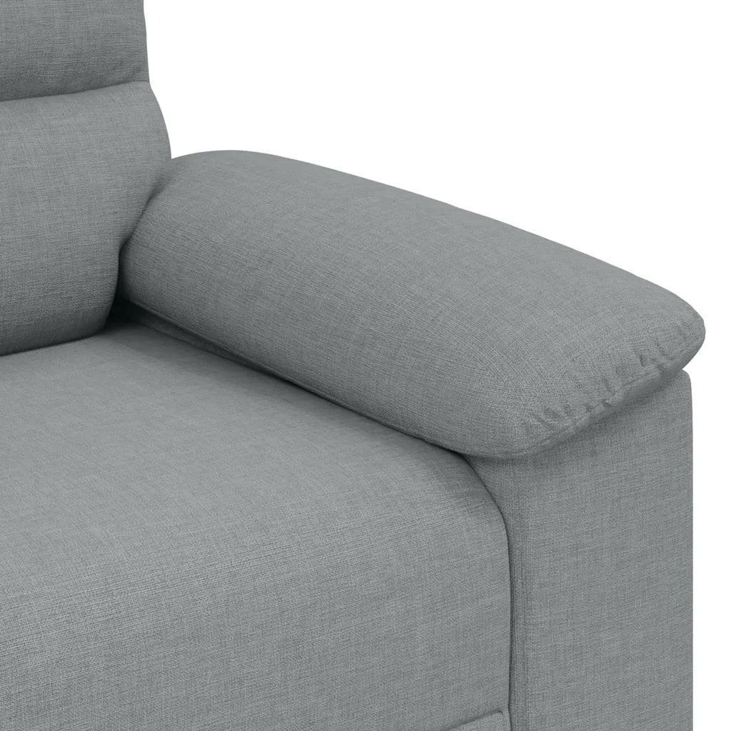 Poltrona Grigio Chiaro 100x81x84 cm in Tessuto 4105287