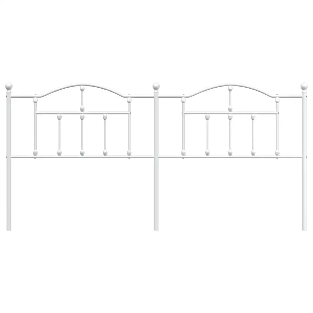 Testiera di Ricambio in Metallo Bianco 193 cm 353525