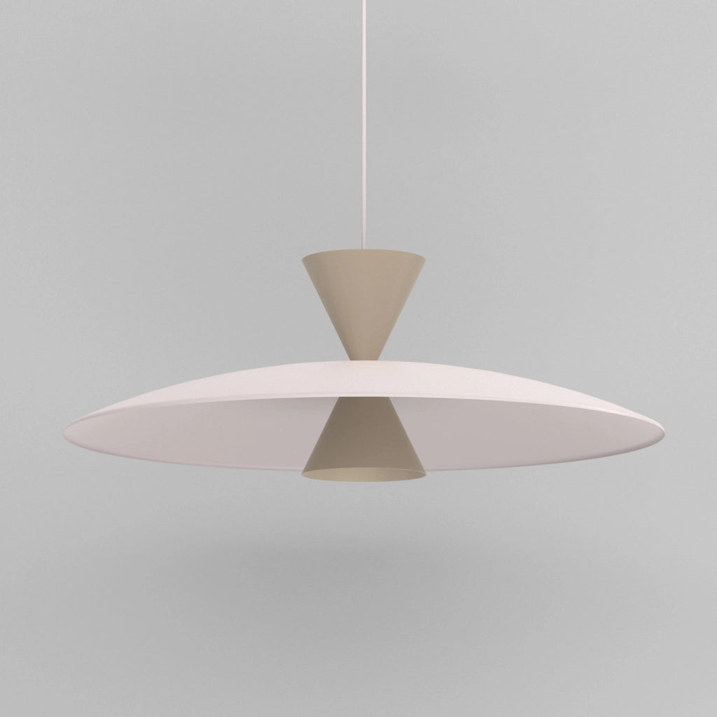 Lampada sospesa Mistic 1xGX53 cashmere acciaio Luminex