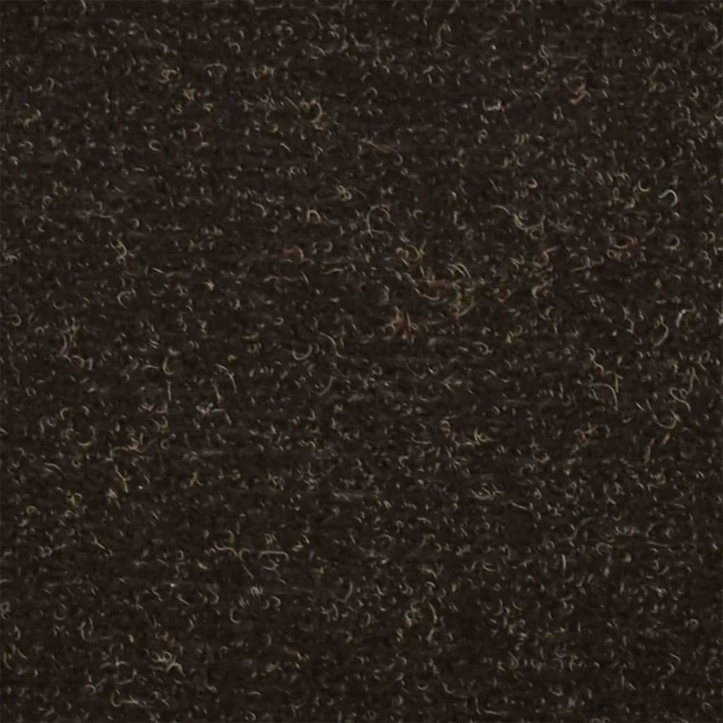 Tappetini per scale autoadesivi 10 pz 65x21x4 cm marrone scuro semicircolari grandi 149711