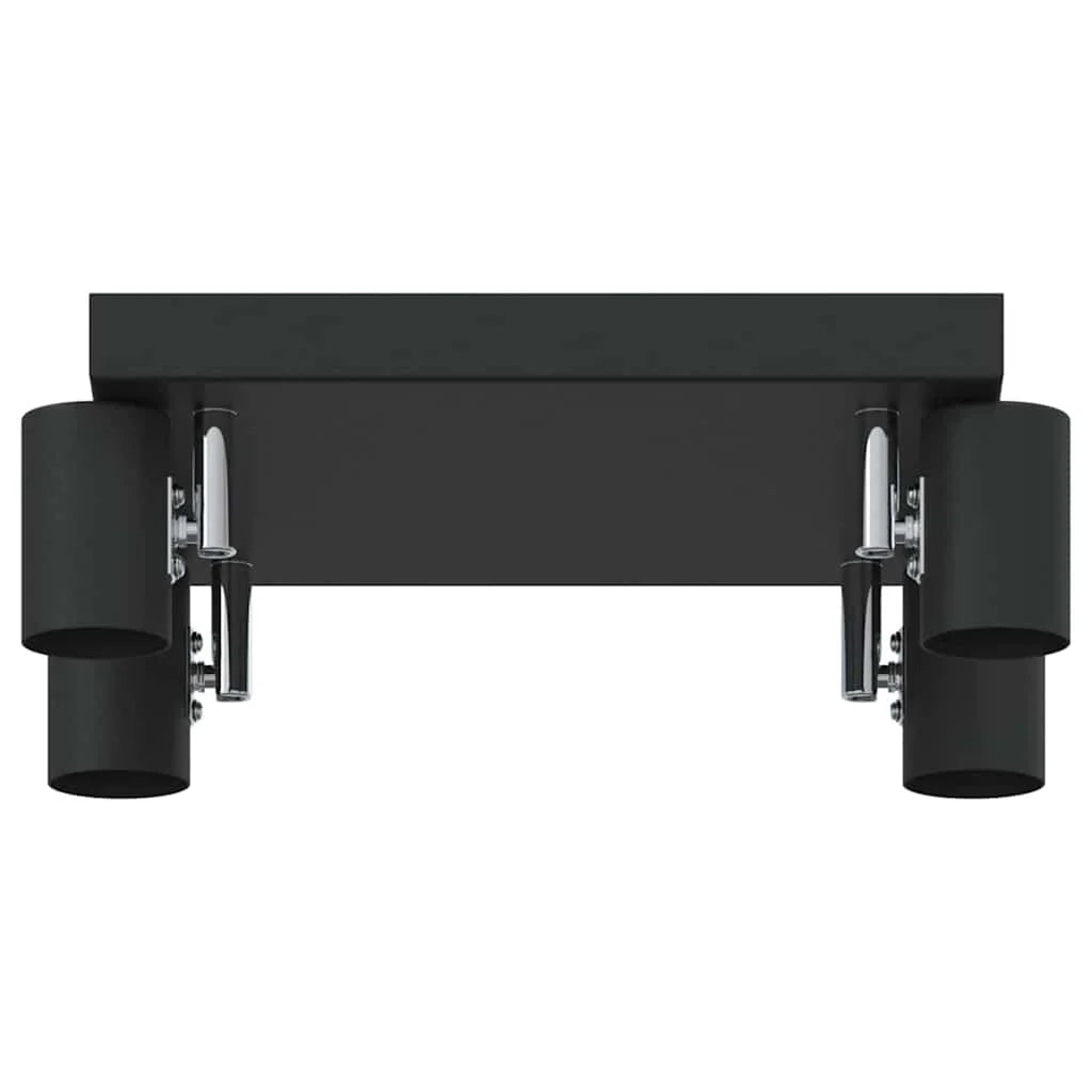 Faretto da soffitto orientabile dal design moderno per interni 26,5 x 26 x 11,5 cm metallo nero 02_0058294