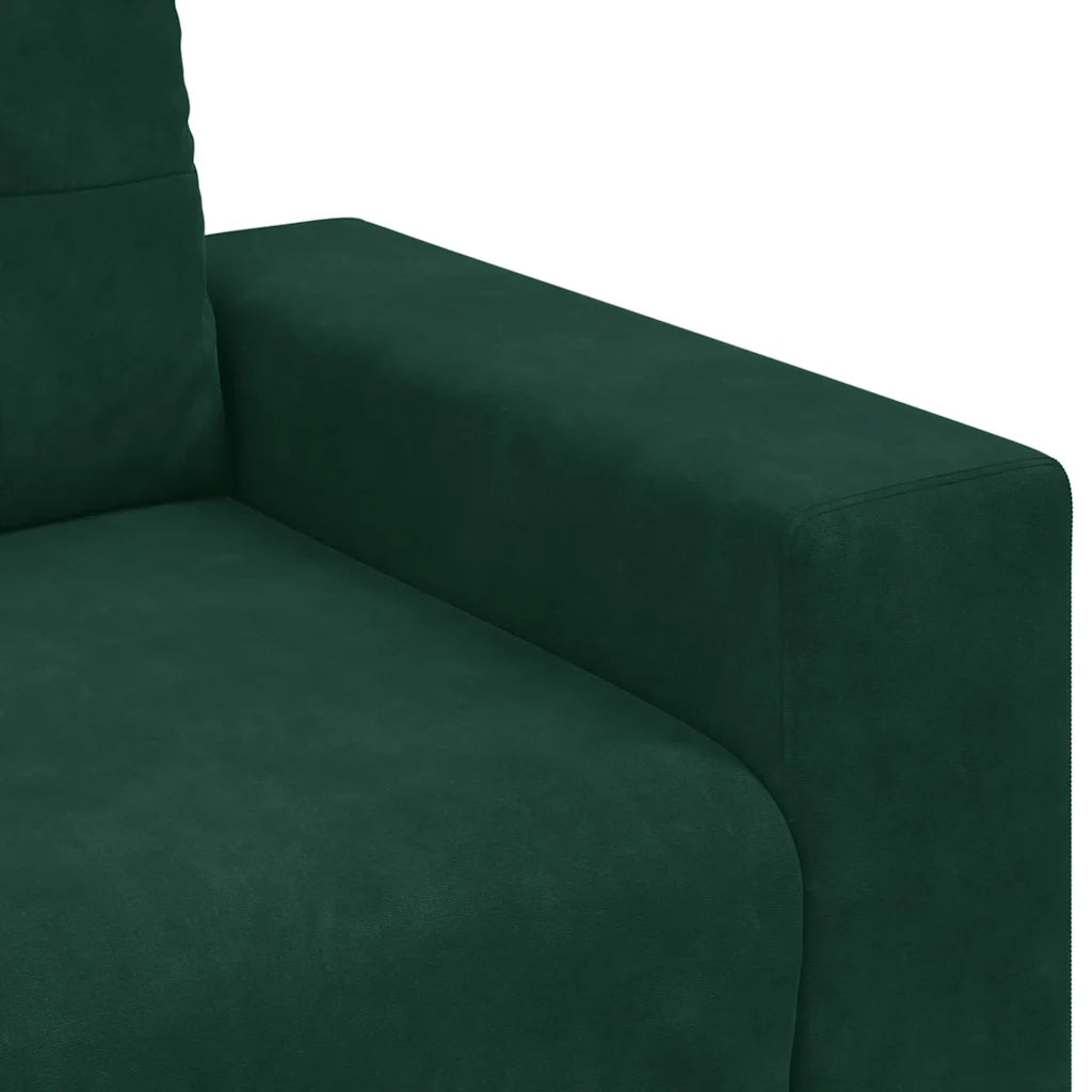 Divano Sedia Verde Scuro 60 cm Velluto