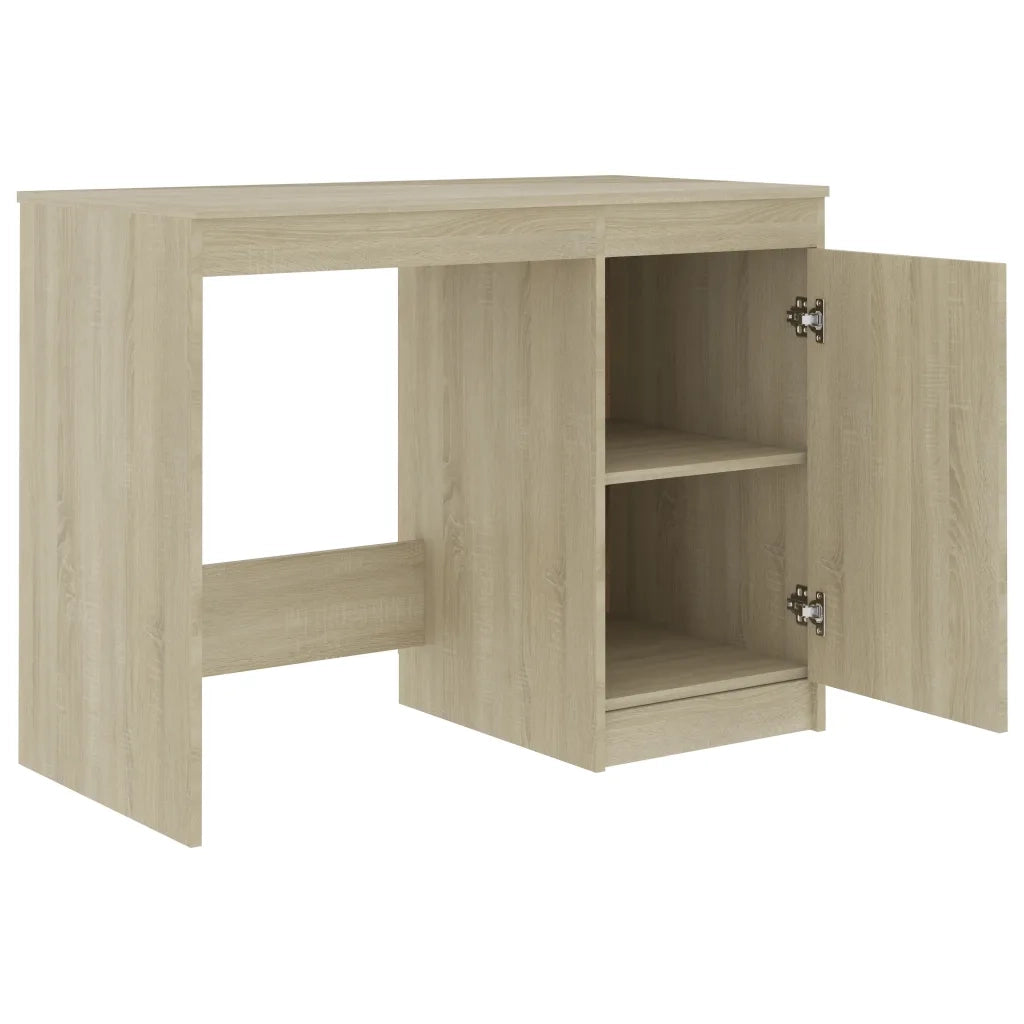 Scrivania Rovere Sonoma 100x50x76 cm in Legno Multistrato 801799