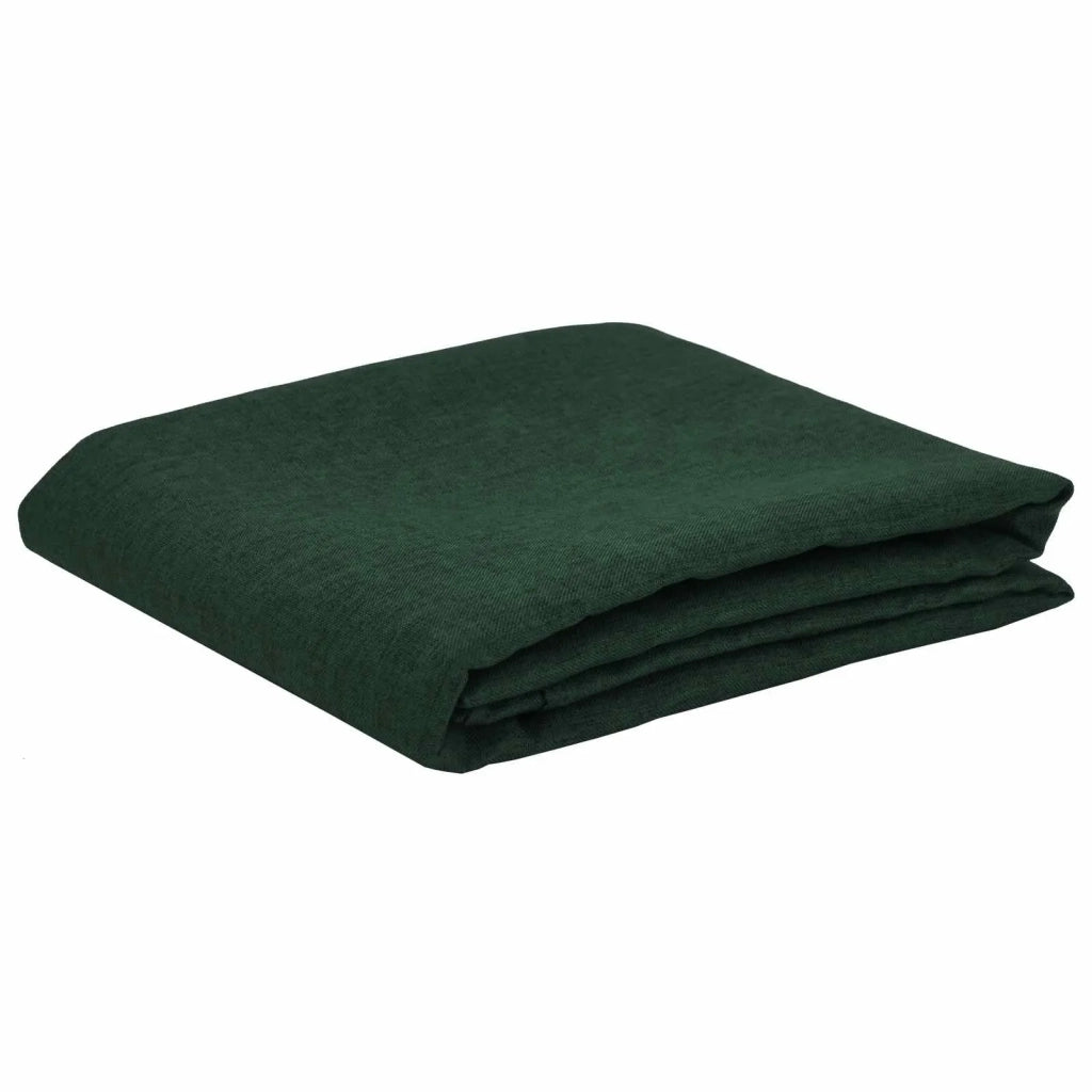 Tovaglia da Tavolo Rettangolare Verde Scuro 110 x 140 cm 42039948