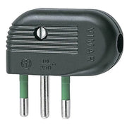 SPINA 2P+T 10A 90° NERO