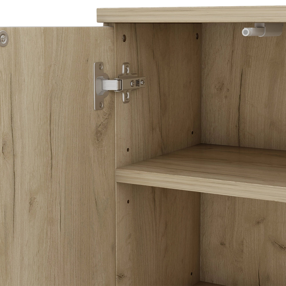 Mobiletto bagno Edge Bianco 60 x 79.5 cm con 2 ante e 3 scomparti Vicco