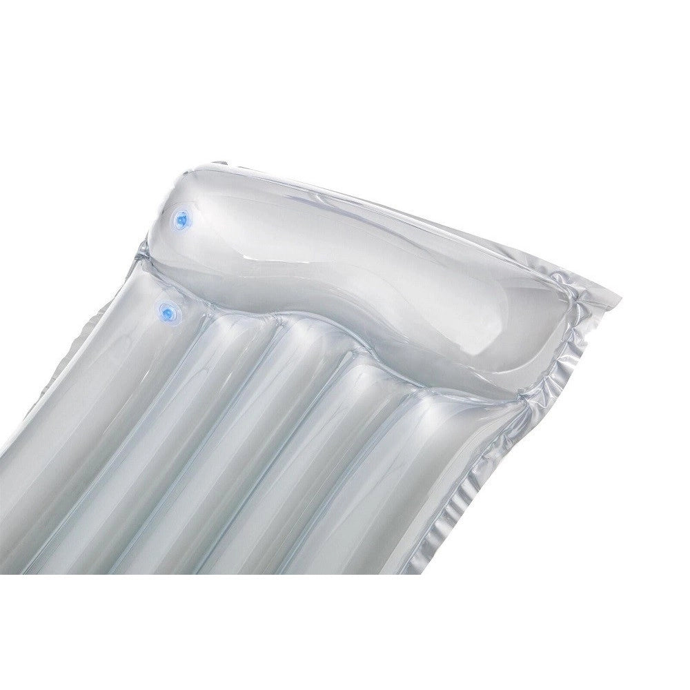Trade Shop - Materassino Tinta Unita Trasparente Gonfiabile 183x76cm Piscina Mare 5 Tubi 44013 -