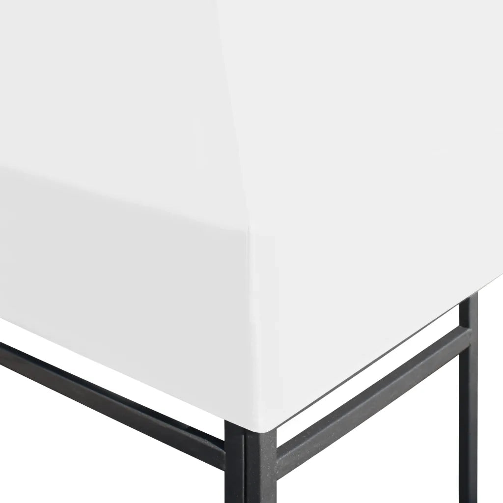 Copertura Superiore per Gazebo 270 g/m² 4x3 m Bianca 312083