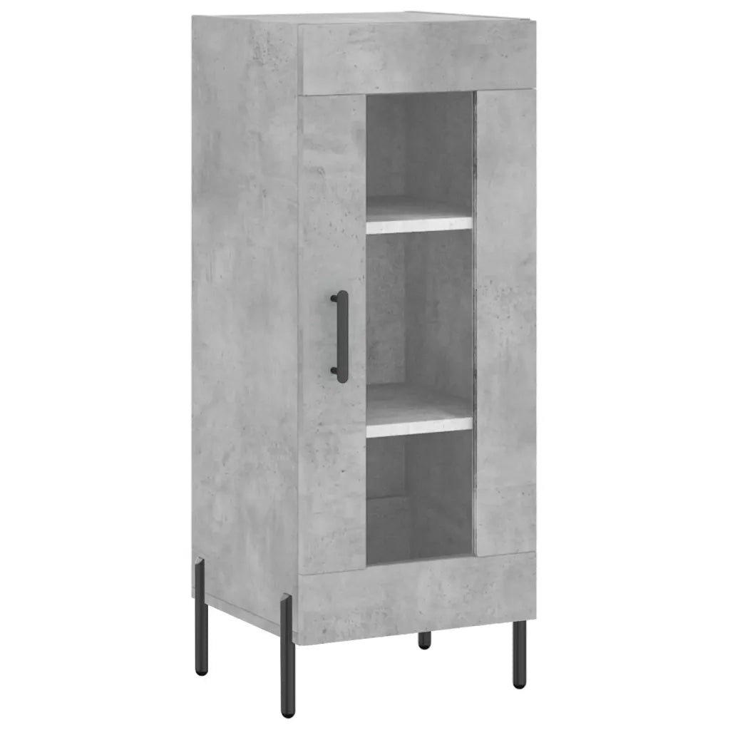 Credenza Grigio Cemento 34,5x34x180 cm in Legno Multistrato 3199053