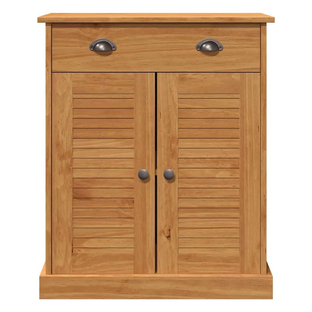 Mobiletto portaoggetti da bagno con 2 ripiani 68 x 34 x 80 cm stile contemporaneo legno di mango marrone 02_0057909