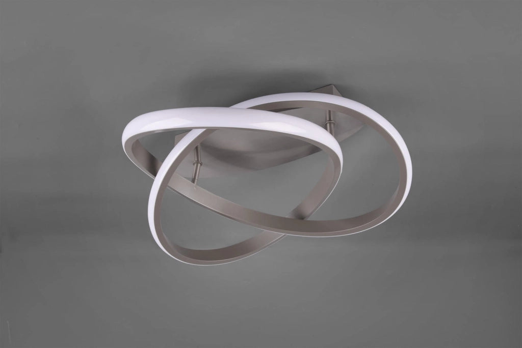 Plafoniera moderna LED 18W 45cm argento RL Course