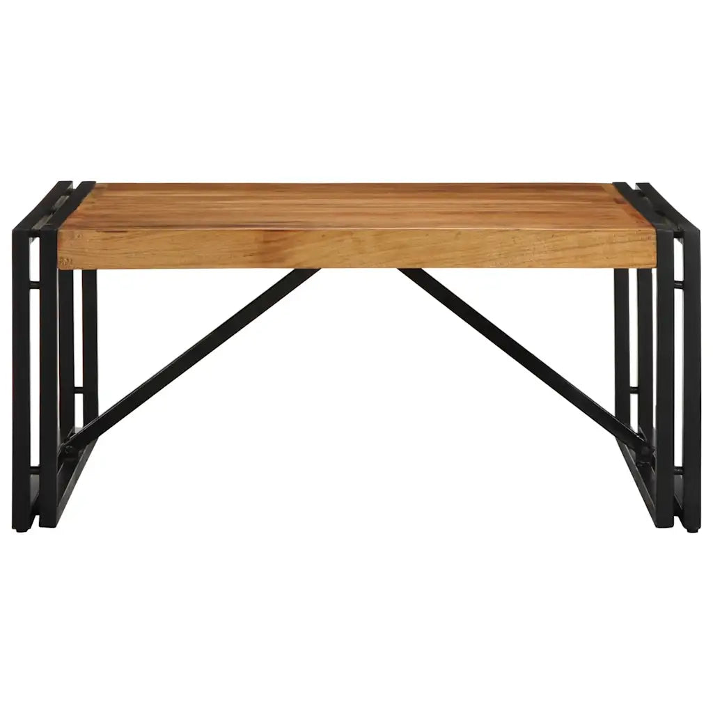 Tavolino salotto | Tavolino da caff¨¨ | Tavolino da Soggiorno 80x80x35 cm Legno Massello di Acacia