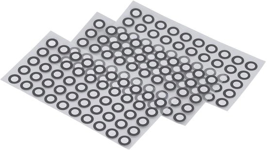Marcature 3D a bassa riflessione - 100 Marcature - Resistente allo scavo - Impronta acqua - Autoadesivo - Supporto affidabile - Dots di scansione