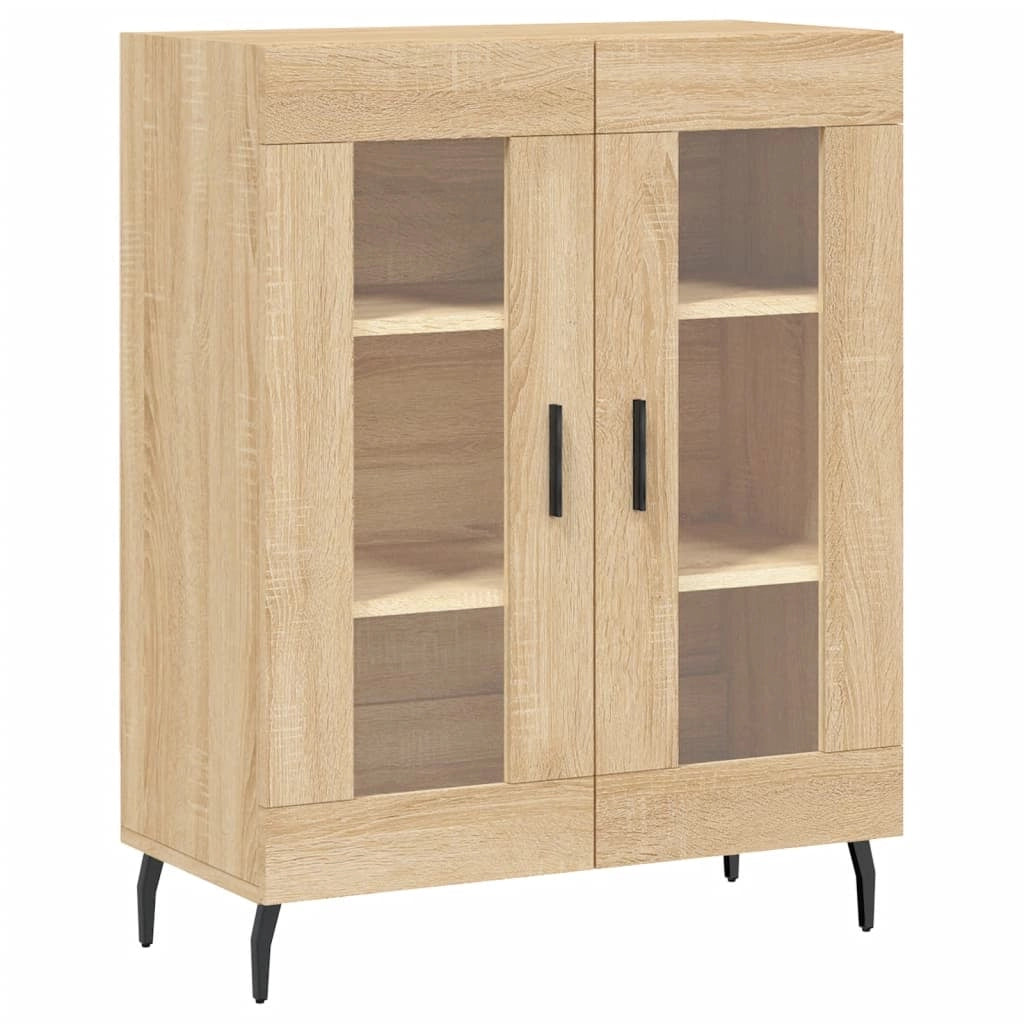 Credenza Rovere Sonoma 69,5x34x90 cm in Legno Multistratocod mxl 128366
