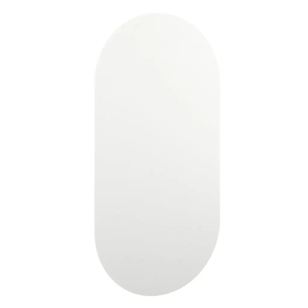 Specchio con Luci LED 60x30 cm Ovale in Vetro 3102974