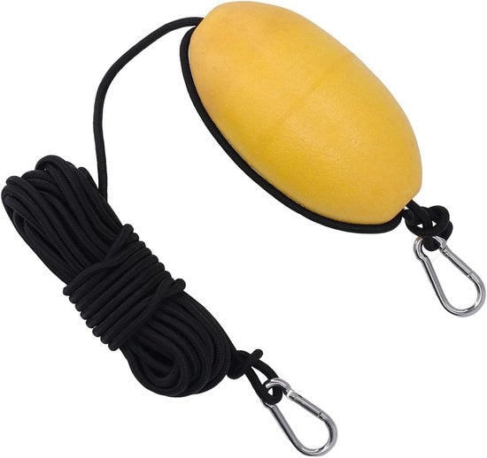 Anello di ormeggio per kayak da drift con singoli rinforzati.