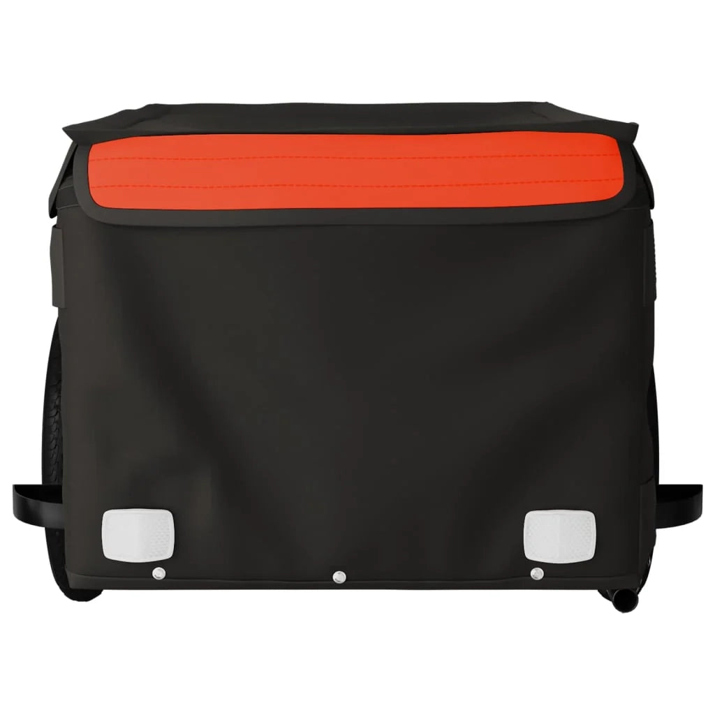 Rimorchio per trasporto biciclette capacità 30 kg ferro arancione 02_0044154