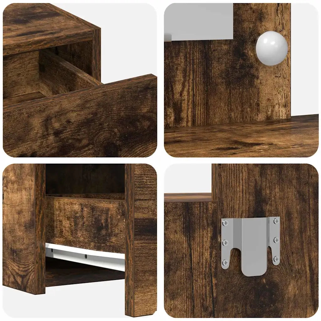 Toeletta | Tavolo da Trucco Marrone 83 x 40 x 70 cm Legno multistrato