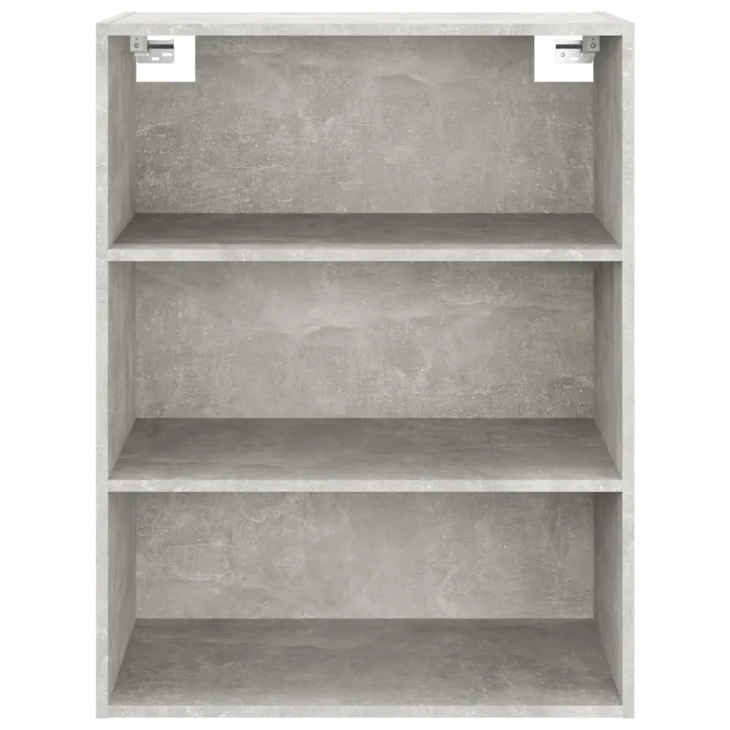 Armadietto Pensile a Parete Grigio Cemento 69,5x32,5x90 cm CFW7636304