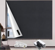 Verdunatore di luce 200×145 cm - Tende di occultamento temporanee - Tenda di occultamento portatile - Profilo morbido - Zavorra per zanzariera con chiusura magnetica